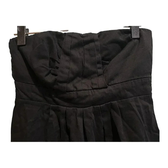 Studio Y Strapless Pleated Black‎ Top | Size M - Picture 3 of 6